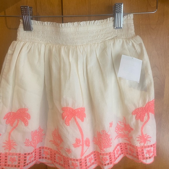 Scotch and Soda Neon Ecru Embroidered Skirt MSRP $96 Size 8 kids - Picture 8 of 8